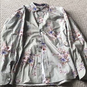 Ted Baker floral shirt size 2